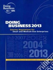 Doing Business 2013 libro in lingua di World Bank (COR)