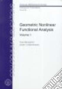 Geometric Nonlinear Functional Analysis libro in lingua di Benyamini Yoav, Lindenstrauss Joram