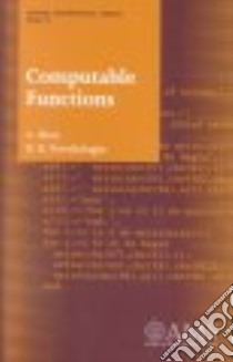 Computable Functions libro in lingua di Vereshchagin Nikolai Konstantinovich, Shen A.