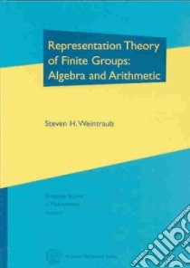 Representation Theory of Finite Groups libro in lingua di Weintraub Steven H.