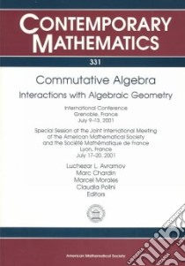Commutative Algebra libro in lingua di Avramov L. L. (EDT), AMS Special Session on Commutative Algebra (EDT)