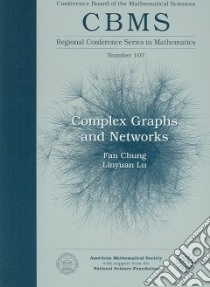 Complex Graphs And Networks libro in lingua di Chung Fan, Lu Linyuan