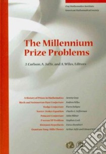 The Millennium Prize Problems libro in lingua di Carlson J. (EDT), Jaffee A. (EDT), Wiles A. (EDT)
