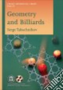 Geometry and Billiards libro in lingua di Tabachnikov Serge