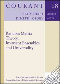 Random Matrix Theory libro in lingua di Deift Percy, Gioev Dimitri