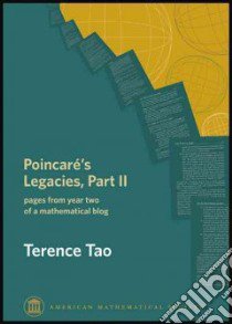 Poincare's Legacies libro in lingua di Tao Terence