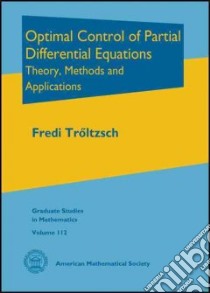 Optimal Control of Partial Differential Equations libro in lingua di Troltzsch Fredi, Sprekels Jurgen (TRN)