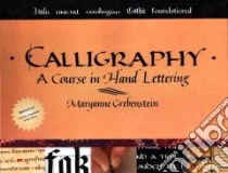 Calligraphy libro in lingua di Grebenstein Maryanne