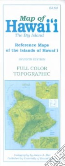 Map of Hawaii libro in lingua di Bier James Allen