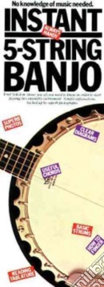 Instant 5-String Banjo libro in lingua di Sokolow Fred