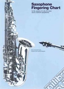 Saxophone Fingering Chart libro in lingua di Hal Leonard Publishing Corporation (COR)