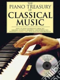 The Piano Treasury of Classical Music libro in lingua di Not Available (NA)