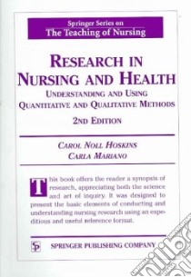 Research In Nursing And Health libro in lingua di Hoskins Carol Noll, Mariano Carla, Carty Barbara (CON), Giacquinta Joseph (CON), Jacobs Susan Kaplan (CON)