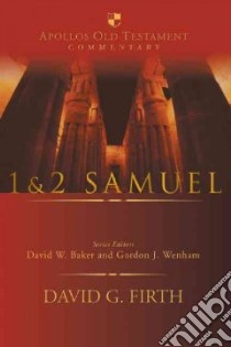 1 & 2 Samuel libro in lingua di Firth David G., Baker David W. (EDT), Wenham Gordon J. (EDT)