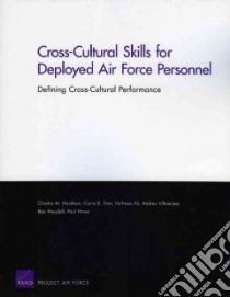 Cross-Cultural Skills for Deployed Air Force Personnel libro in lingua di Hardison Chaitra M., Sims Carra S., Ali Farhana, Villamizar Andres, Mundell Ben