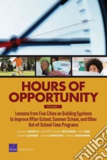 Hours of Opportunity libro in lingua di Bodilly Susan J., Mccombs Jennifer Sloan, Orr Nate, Scherer Ethan, Constant Louay