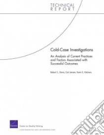 Cold-Case Investigations libro in lingua di Davis Robert C., Jensen Carl, Kitchens Karin E.