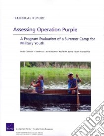 Assessing Operation Purple libro in lingua di Chandra Anita, Lara-Cinisomo Sandraluz, Burns Rachel M., Griffin Beth Ann