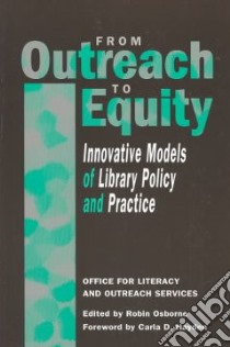 From Outreach to Equity libro in lingua di Osborne Robin (EDT), Hayden Carla D. (FRW)