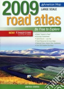 American Map Road Atlas 2009 libro in lingua di American Map (EDT)