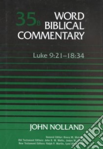 Word Biblical Commentary libro in lingua di Nolland John, Hubbard David A. (EDT)