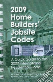 Home Builders' Jobsite Codes 2009 libro in lingua di Van Note Stephen A.