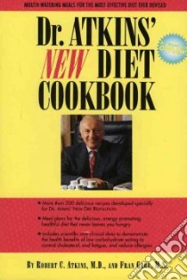 Dr. Atkins' New Diet Cookbook libro in lingua di Atkins Robert C. M.D., Gare Fran