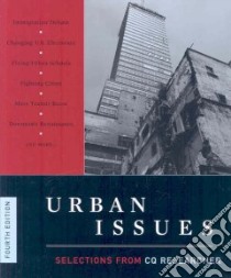 Urban Issues libro in lingua di Congessional Quarterly Inc. (COR)