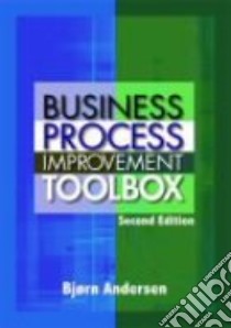 Business Process Improvement Toolbox libro in lingua di Andersen Bjorn