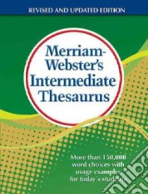 Merriam-Webster's Intermediate Thesaurus libro in lingua di Merriam-Webster (COR)