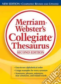 Merriam-Webster's Collegiate Thesaurus libro in lingua di Merriam-Webster (COR)