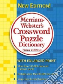 Merriam-Webster's Crossword Puzzle Dictionary libro in lingua di Merriam-Webster (COR)