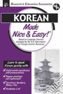 Korean libro in lingua di Fuchs Carl (EDT)