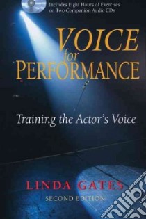 Voice for Performance libro in lingua di Gates Linda
