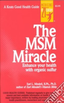 Msm Miracle libro in lingua di Mindell Earl