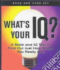 What's Your Iq? libro in lingua di Morris Janet Terban