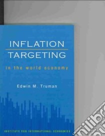 Inflation Targeting libro in lingua di Truman Edwin M.