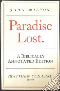 Paradise Lost libro in lingua di Milton John, Stallard Matthew (EDT)