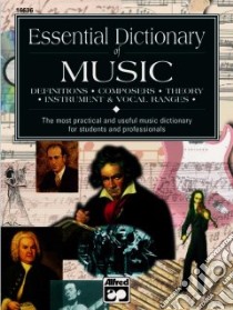 Essential Dictionary of Music libro in lingua di Harnsberger Lindsey C.