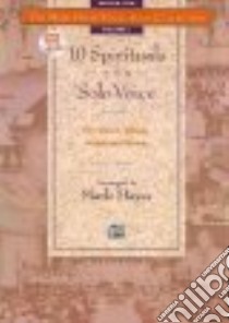 10 Spirituals for Solo Voice libro in lingua di Hayes Mark