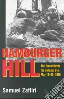 Hamburger Hill libro in lingua di Zaffiri Samuel