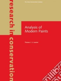 Analysis of Modern Paints libro in lingua di Thomas J.S. Learner