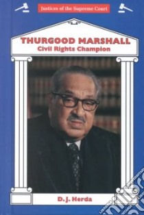 Thurgood Marshall libro in lingua di Herda D. J.