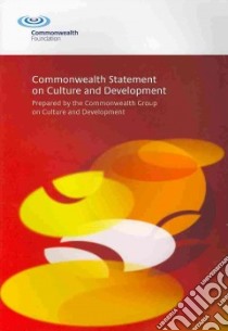 Commonwealth Statement on Culture and Development libro in lingua di Commonwealth Foundation (COR)