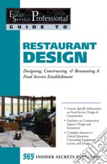 Restaurant Design libro in lingua di Fullen Sharon L.