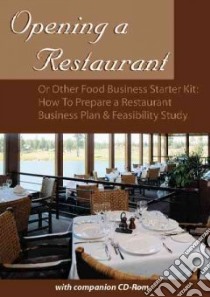 Opening a Restaurant or Other Food Business Starter Kit libro in lingua di Fullen Sharon