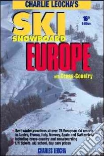 Ski Snowboard Europe libro in lingua