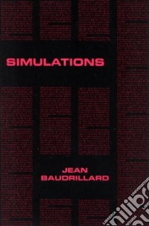 Simulations libro in lingua di Jean  Baudrillard