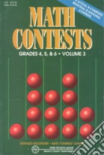 Math Contests libro in lingua di Conrad Steven R., Fiegler Daniel