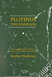 Plotinus libro in lingua di Mackenna Stephen (TRN)